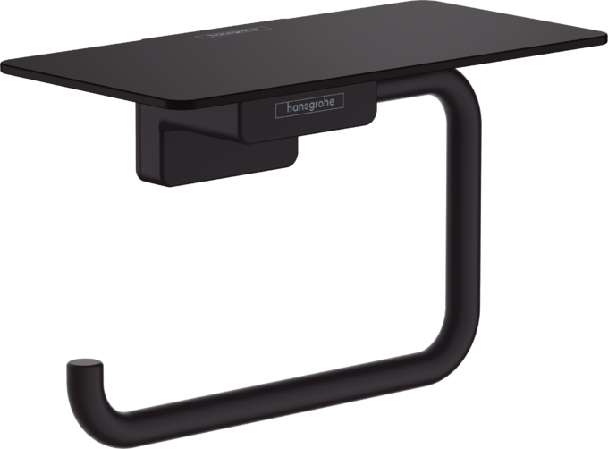 Hansgrohe AddStoris Q Toilet Paper Holder with Shelf