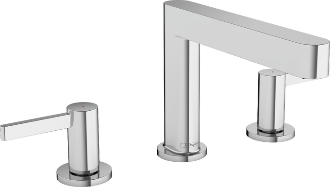 Hansgrohe Finoris Widespread Faucet 110 with Pop-Up Drain, 1.2 GPM