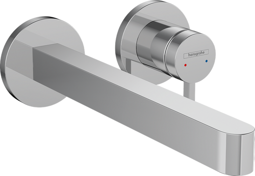 Hansgrohe Finoris Wall-Mounted Single-Handle Faucet Trim, 1.2 GPM, without Pop-up Drain