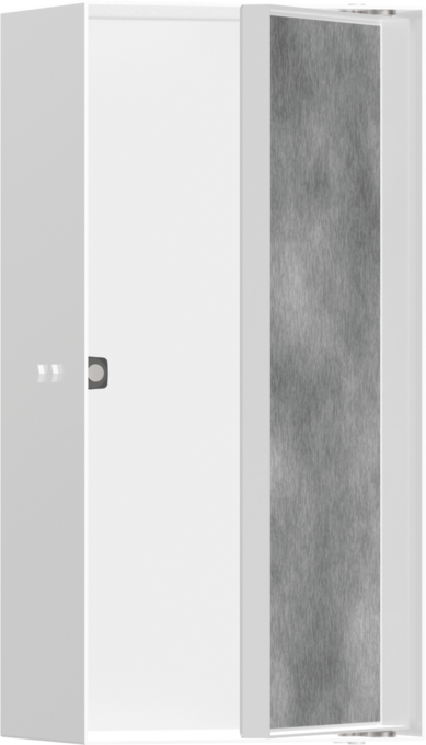 Hansgrohe XtraStoris Rock Wall Niche with Tileable Door 12"x 6"x 4"