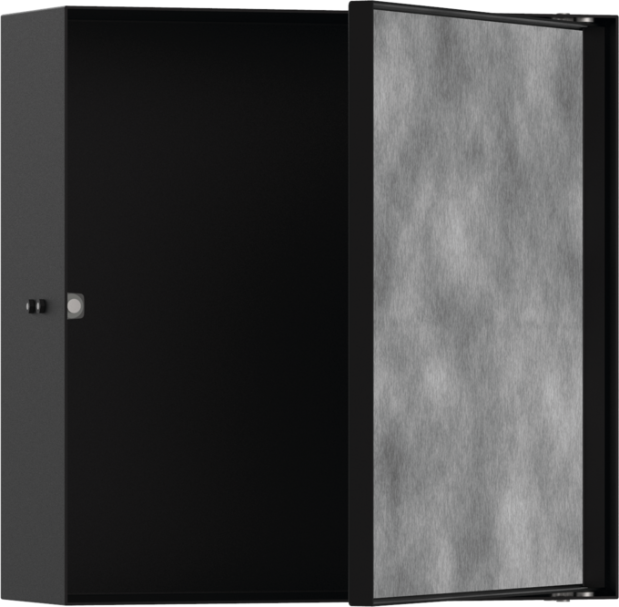 Hansgrohe XtraStoris Rock Wall Niche with Tileable Door 12"x 12"x 4"