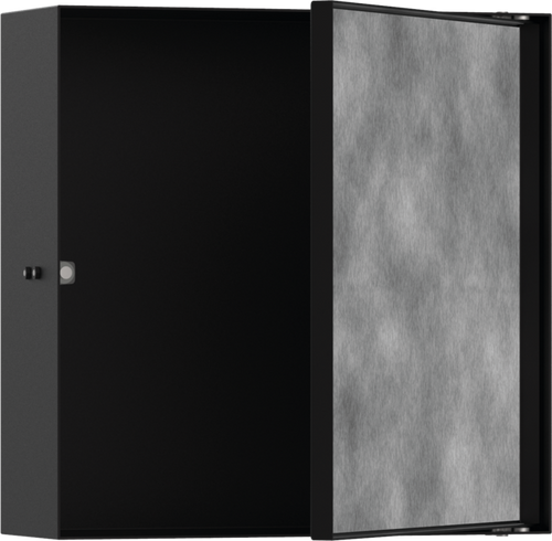 Hansgrohe XtraStoris Rock Wall Niche with Tileable Door 12"x 12"x 4"