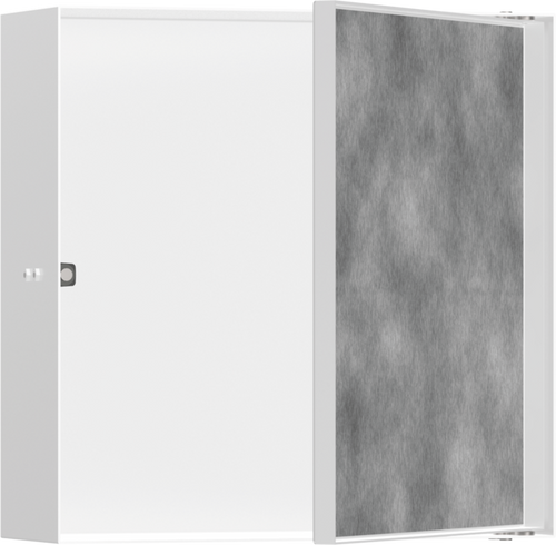 Hansgrohe XtraStoris Rock Wall Niche with Tileable Door 12"x 12"x 4"