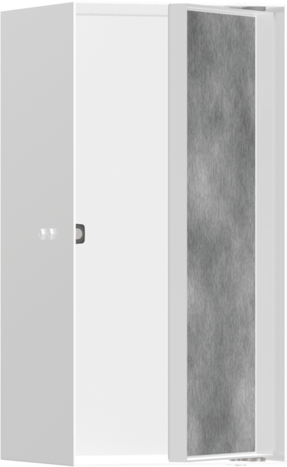 Hansgrohe XtraStoris Rock Wall Niche with Tileable Door 12"x 6"x 5.5"