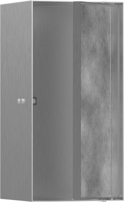 Hansgrohe XtraStoris Rock Wall Niche with Tileable Door 12"x 6"x 5.5"