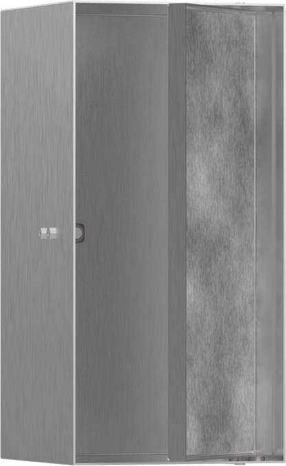 Hansgrohe XtraStoris Rock Wall Niche with Tileable Door 12"x 6"x 5.5"