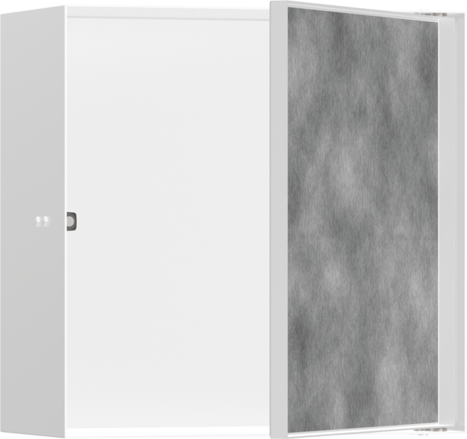Hansgrohe XtraStoris Rock Wall Niche with Tileable Door 12"x 12"x 5.5"