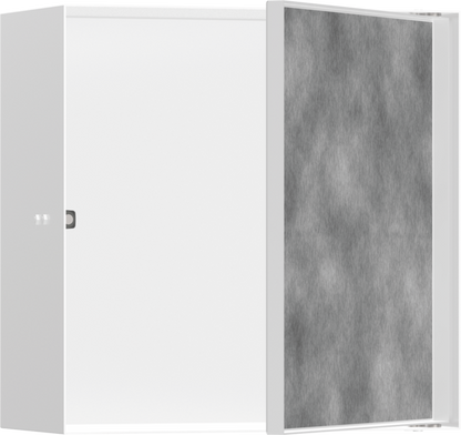 Hansgrohe XtraStoris Rock Wall Niche with Tileable Door 12"x 12"x 5.5"