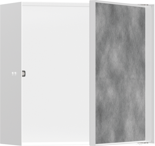 Hansgrohe XtraStoris Rock Wall Niche with Tileable Door 12"x 12"x 5.5"
