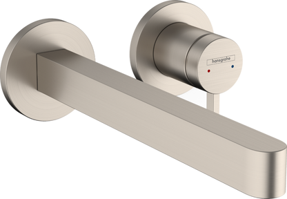 Hansgrohe Finoris Wall-Mounted Single-Handle Faucet Trim, 1.2 GPM, without Pop-up Drain