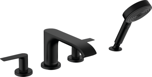 Hansgrohe Vivenis 4-Hole Roman Tub Set Trim with 1.75 GPM Handshower
