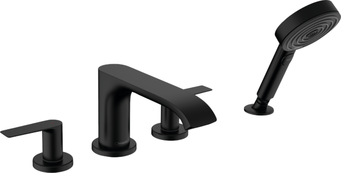 Hansgrohe Vivenis 4-Hole Roman Tub Set Trim with 1.75 GPM Handshower