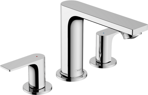 Hansgrohe Rebris E Widespread Faucet 110, with Pop-Up Drain, 1.2 GPM