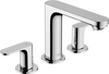 Hansgrohe Rebris S Widespread Faucet 110 with Pop-Up Drain, 1.2 GPM