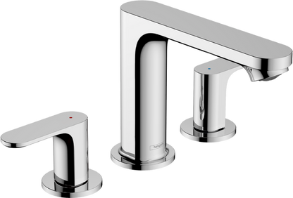 Hansgrohe Rebris S Widespread Faucet 110 with Pop-Up Drain, 1.2 GPM