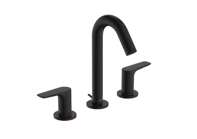 Hansgrohe Logis Widespread Faucet 150 with Pop-Up Drain, 1.2 GPM