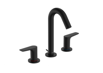 Hansgrohe Logis Widespread Faucet 150 with Pop-Up Drain, 1.2 GPM
