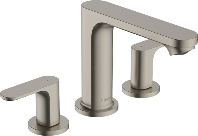 Hansgrohe Rebris S Widespread Faucet 110 with Pop-Up Drain, 1.2 GPM