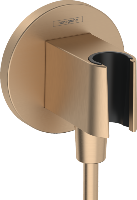Hansgrohe Wall Outlet Round with Handshower Holder