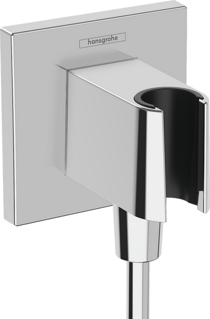 Hansgrohe Wall Outlet Square with Handshower Holder