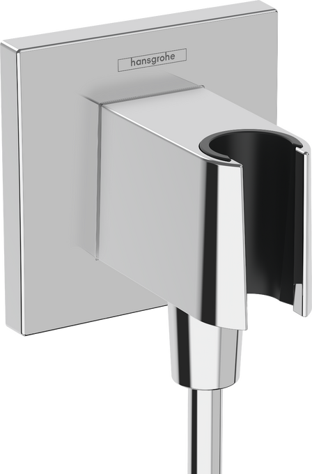 Hansgrohe Wall Outlet Square with Handshower Holder