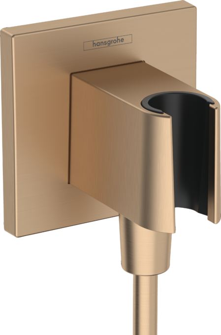 Hansgrohe Wall Outlet Square with Handshower Holder
