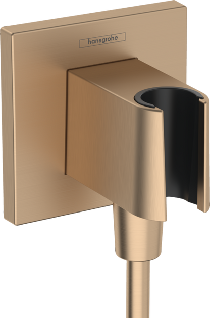 Hansgrohe Wall Outlet Square with Handshower Holder