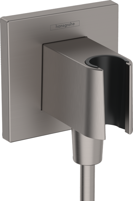 Hansgrohe Wall Outlet Square with Handshower Holder