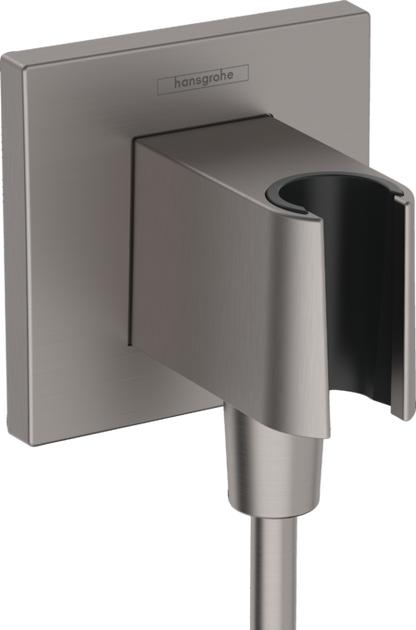 Hansgrohe Wall Outlet Square with Handshower Holder