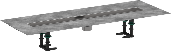 Hansgrohe RainDrain Rough 2" outlet 27 5/8" (700mm)
