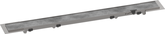 Hansgrohe RainDrain Rock Trim Flex for 23 5/8" Rough Cut to Size and Tileable