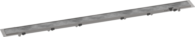 Hansgrohe RainDrain Rock Trim Flex for 39 3/8" Rough Cut to Size and Tileable