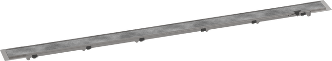 Hansgrohe RainDrain Rock Trim Flex for 47 1/4" Rough Cut to Size and Tileable