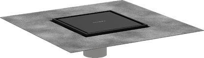 Hansgrohe RainDrain Brilliance Set 6"x 6" trim tileable rear cover and rough