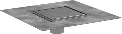 Hansgrohe RainDrain Brilliance Set 6"x 6" trim tileable rear cover and rough