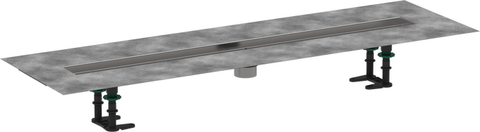 Hansgrohe RainDrain Rough 2" outlet 35 1/4" (900mm)