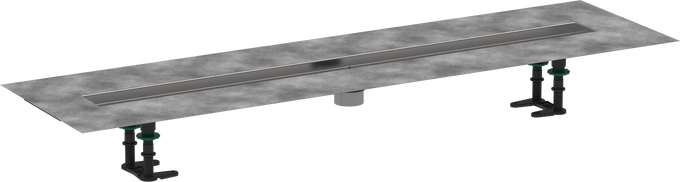Hansgrohe RainDrain Rough 2" outlet 39 3/8"