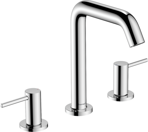 Hansgrohe Tecturis S Widespread Faucet 150, 1.2 GPM with Push Open Drain
