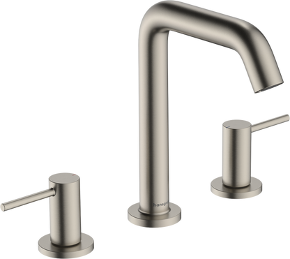 Hansgrohe Tecturis S Widespread Faucet 150, 1.2 GPM with Push Open Drain