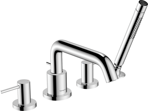 Hansgrohe Tecturis S 4-Hole Roman Tub Set with 1.75 Handshower