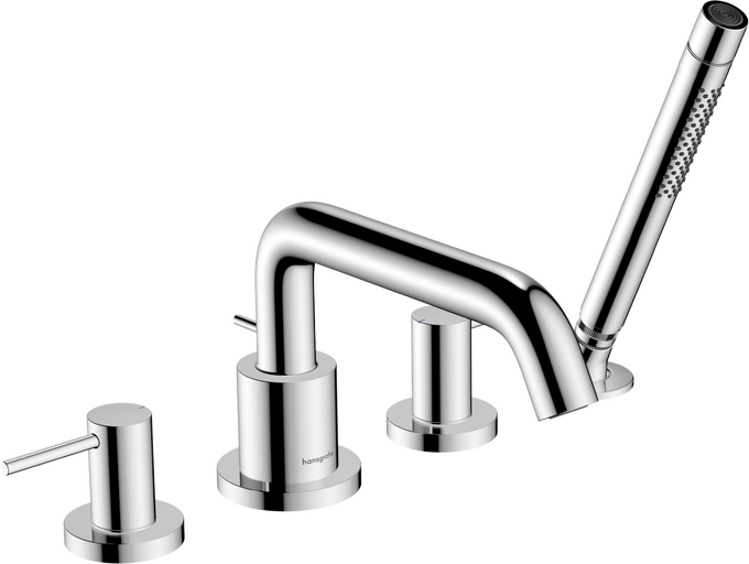 Hansgrohe Tecturis S 4-Hole Roman Tub Set with 1.75 Handshower