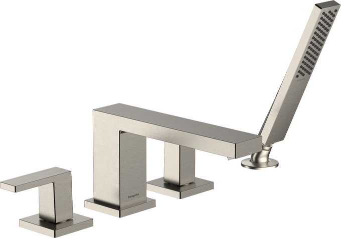 Hansgrohe Tecturis E 4-Hole Roman Tub Set with 1.75 Handshower