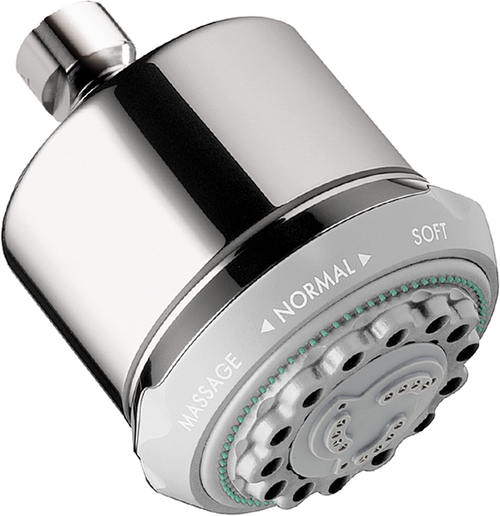Hansgrohe Clubmaster Showerhead 3-Jet, 2.5 GPM