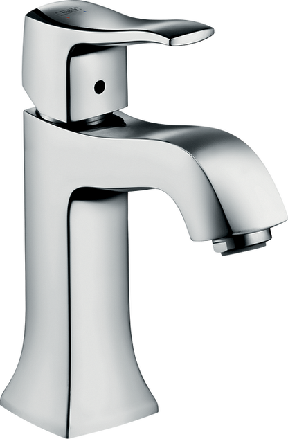 Hansgrohe Metris C Single-Hole Faucet 100 with Pop-Up Drain, 1.2 GPM