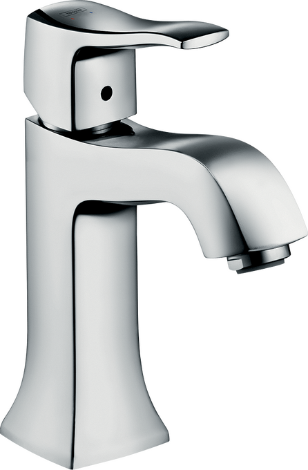 Hansgrohe Metris C Single-Hole Faucet 100 with Pop-Up Drain, 1.2 GPM
