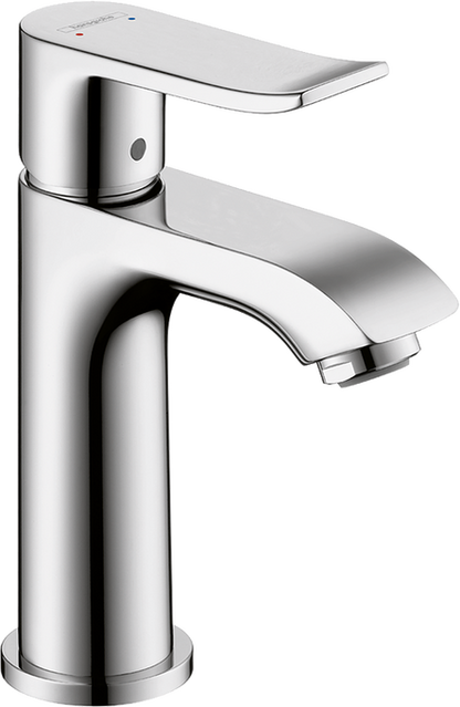 Hansgrohe Metris Single-Hole Faucet 100 with Pop-Up Drain, 1.2 GPM