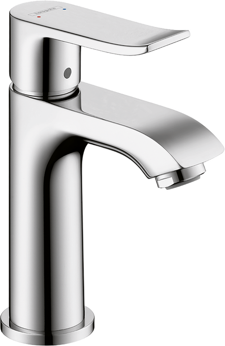 Hansgrohe Metris Single-Hole Faucet 100 with Pop-Up Drain, 1.2 GPM