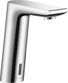 Hansgrohe Metris S Electronic Faucet with Preset Temperature Control, without Pop-up Drain