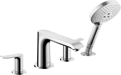 Hansgrohe Metris 4-Hole Roman Tub Set Trim with 1.75 GPM Handshower