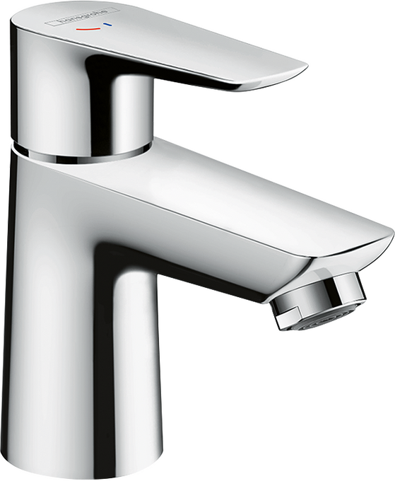 Hansgrohe Talis E Single-Hole Faucet 80 with Pop-Up Drain, 1.2 GPM